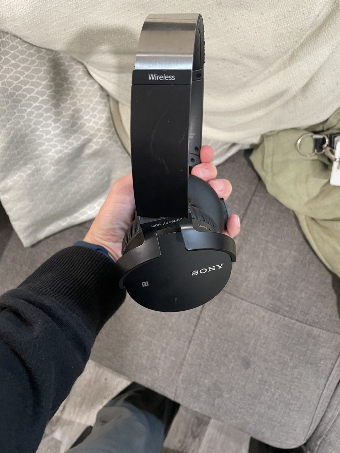 Sony MDR-XB650BT Wireless Bluetooth Headphones - Black - photo 2