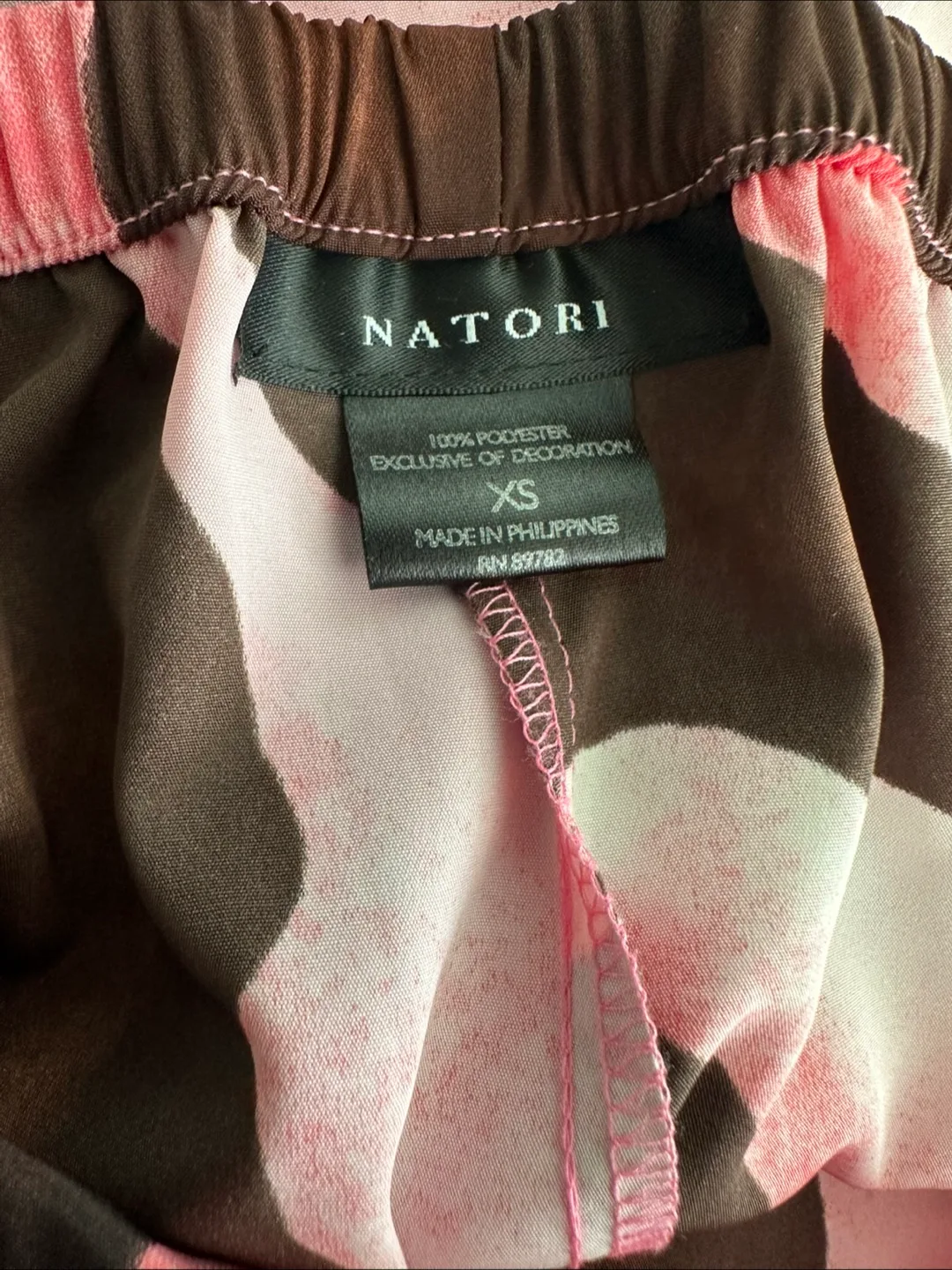 Natori Camo Pink & Brown Bottoms image indicator(3)