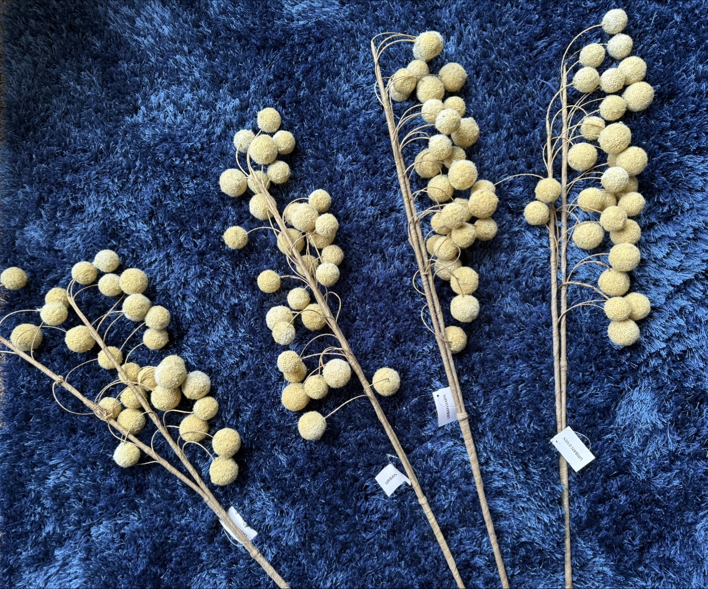 Urban Barn artificial Dane Pom Pom stems