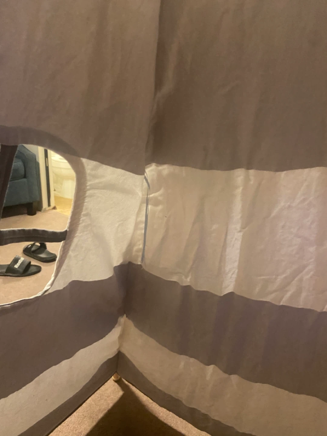Kids' Striped Teepee Tent