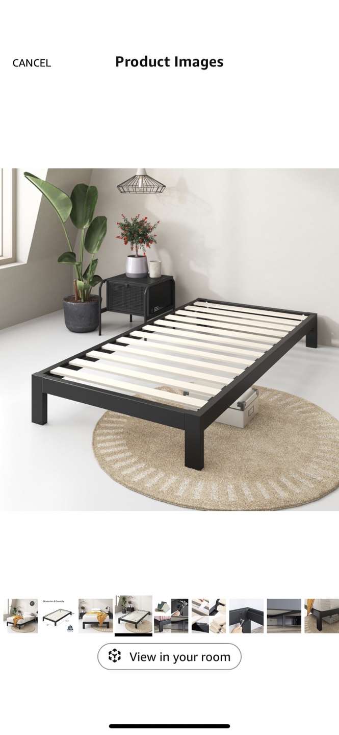 Twin Platform bed frame - photo 2