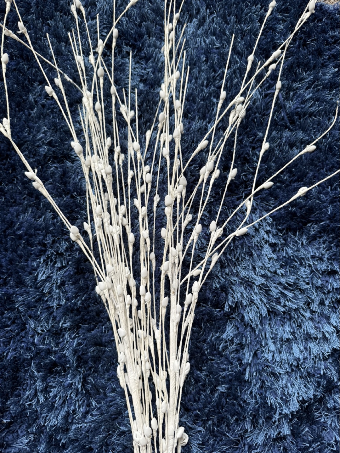 White Decorative Floral Stems - photo 2