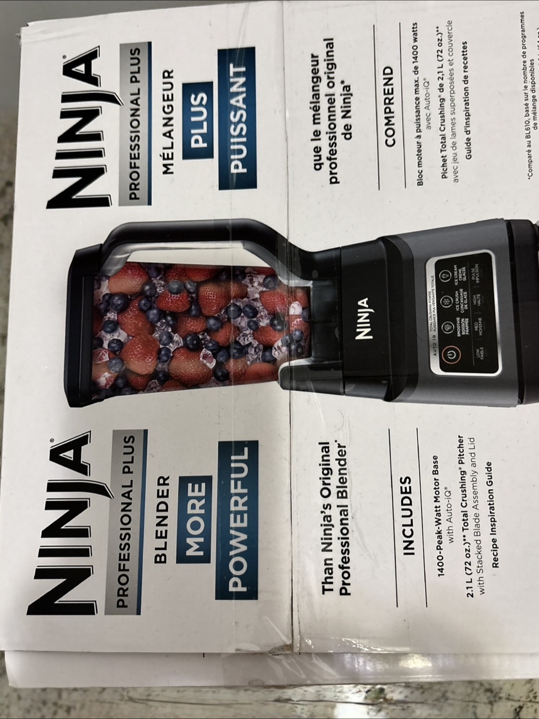 Ninja Professional Plus Blender - brand New! - photo 3