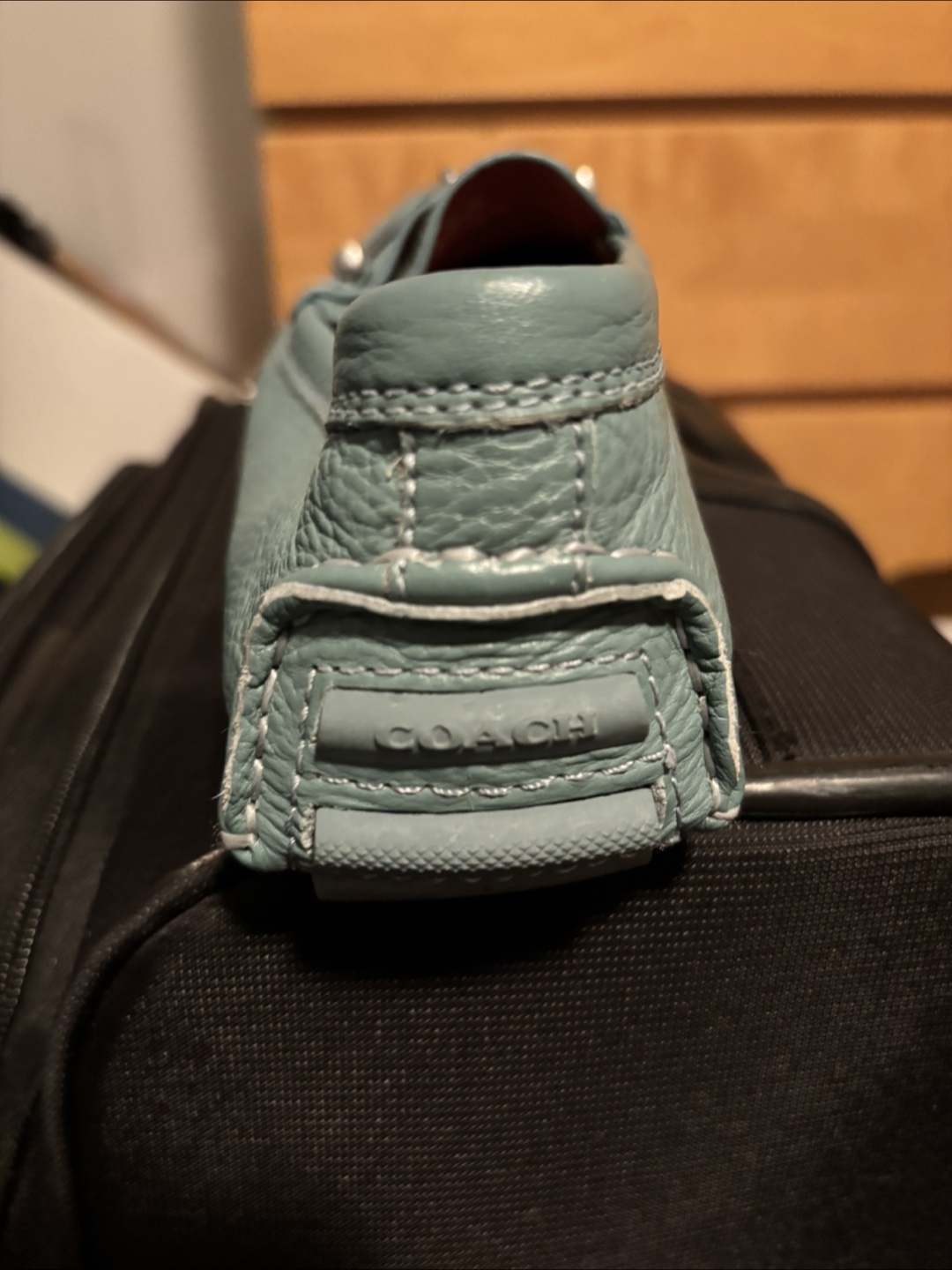 Coach Blue Leather Loafers - photo 3