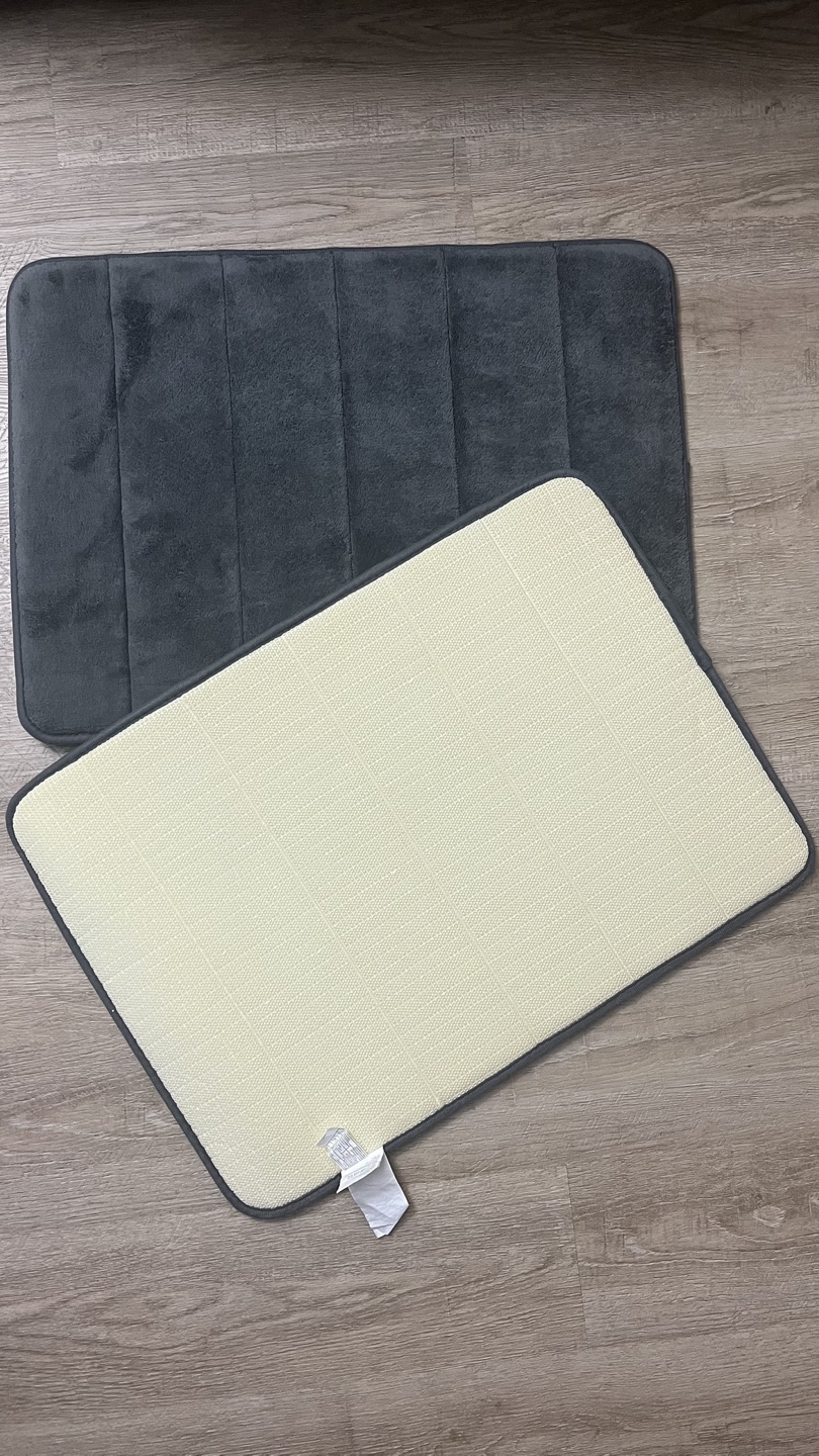 Grey Bath Mats - Set of 2 - photo 2