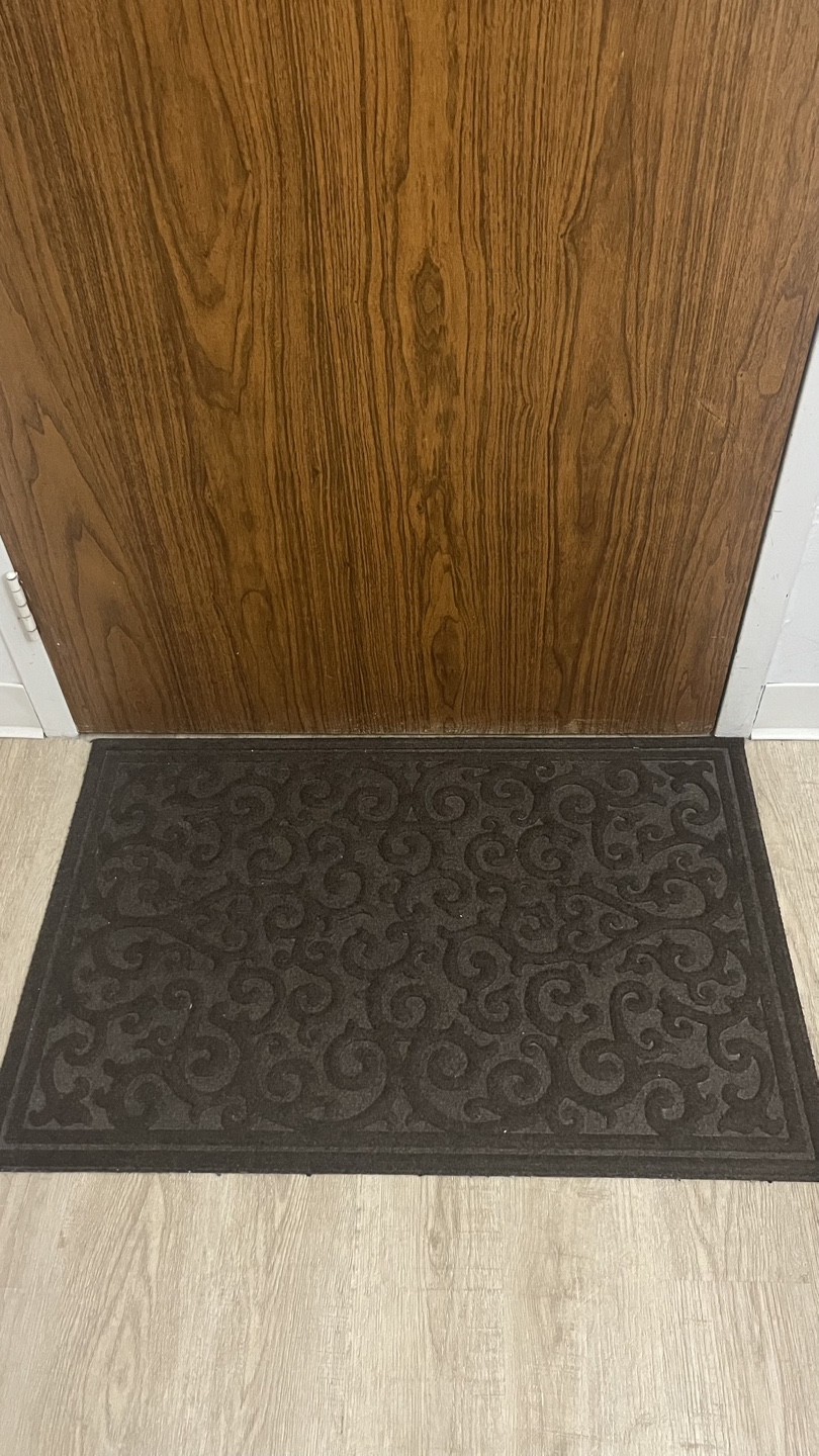 Brown Patterned Door Mat