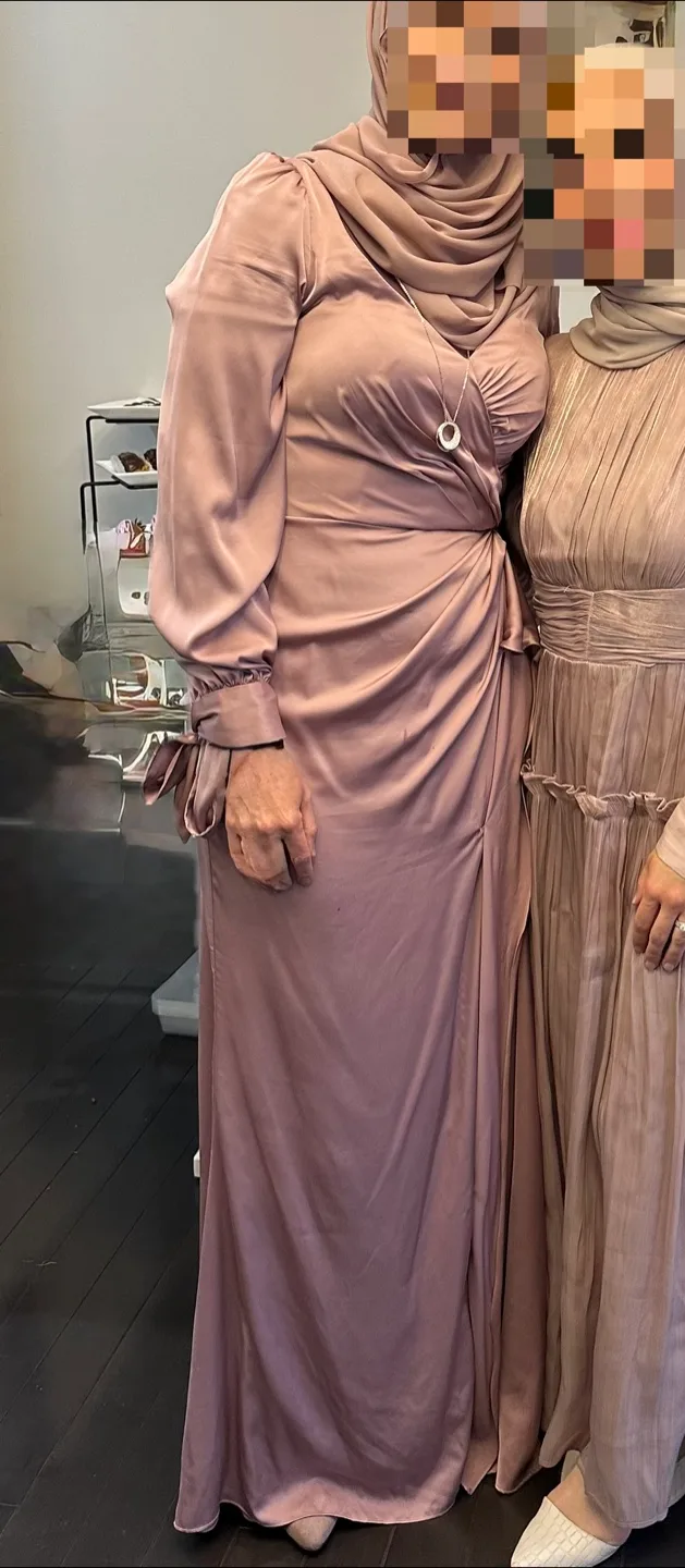 Cinderella Divine Satin Wrap Maxi Dress - Size 10 thumbnail
