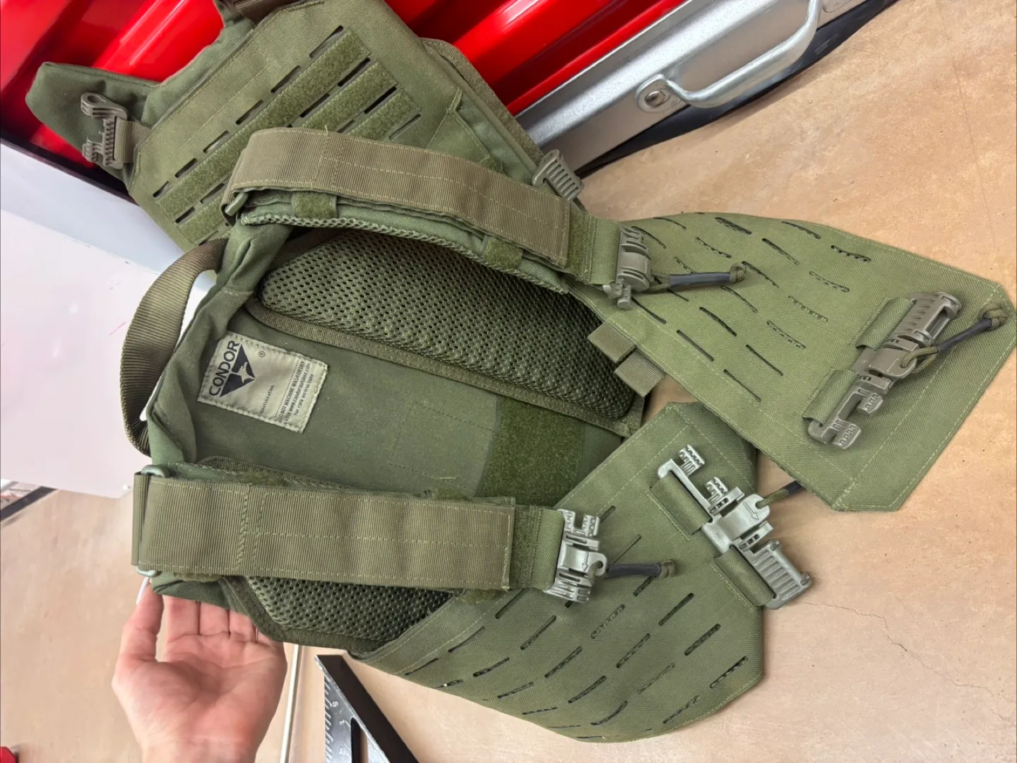 Condor Outdoor Plate Carrier - Olive Drab image indicator(2)