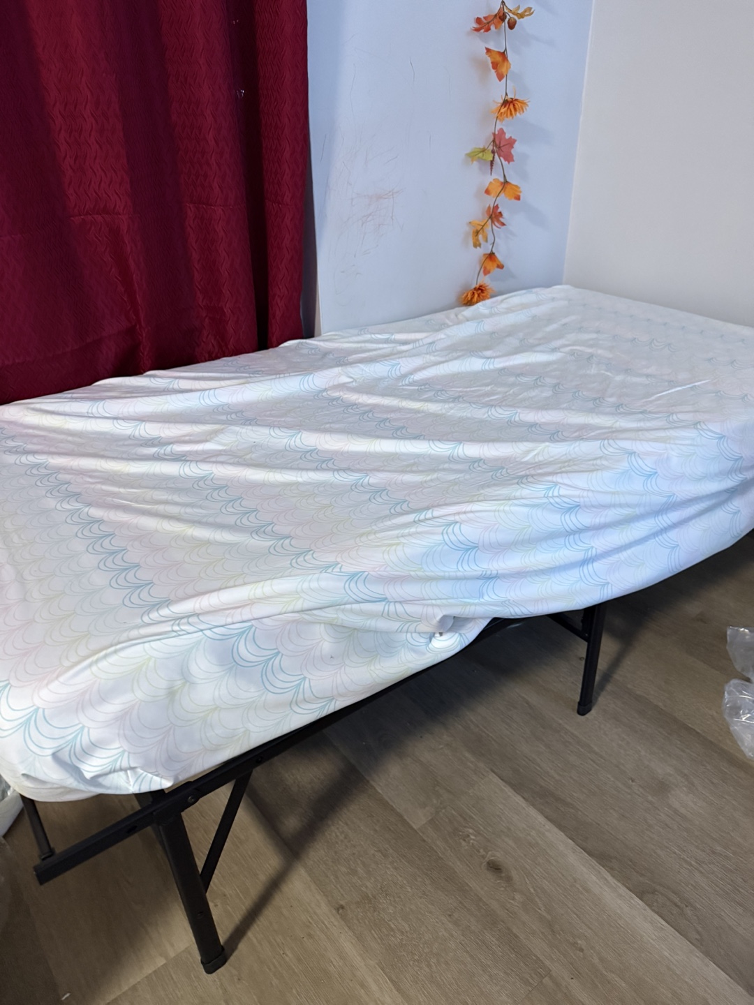 single bed frame with mattress