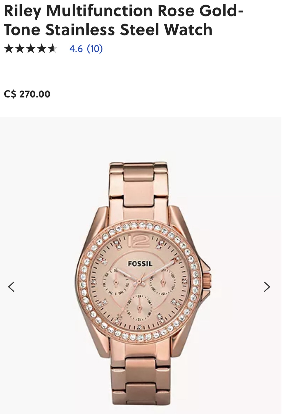 ✨Brand New Fossil Riley Rose Gold Watch - photo 2