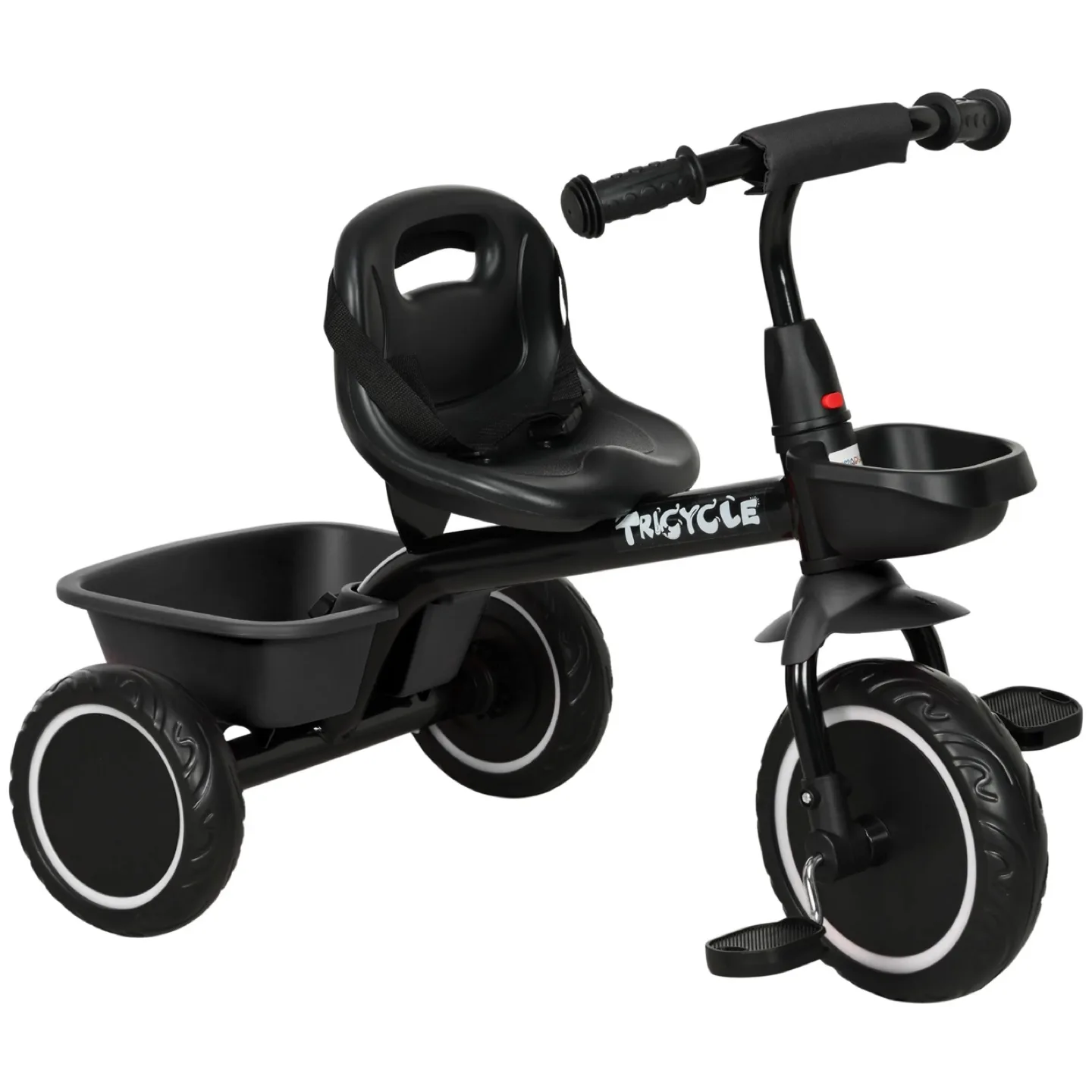 Qaba Kids Tricycle - Black thumbnail