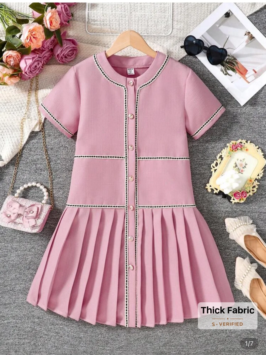 Girls' Pleated Dresses - Various Styles image indicator(3)