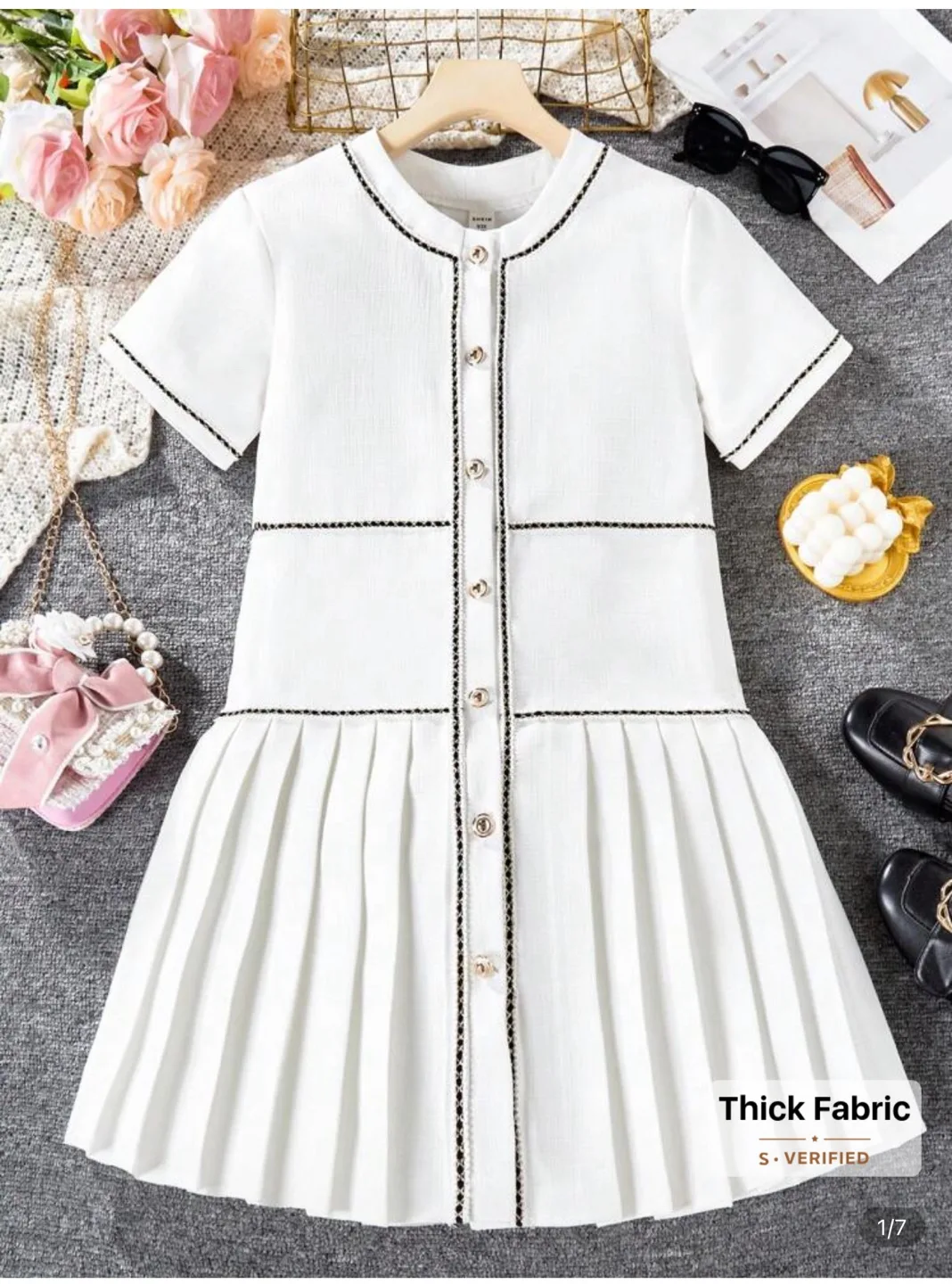 Girls' Pleated Dresses - Various Styles image indicator(4)