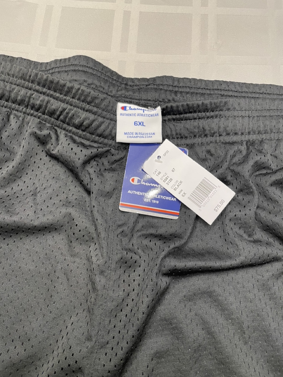 Champion Athletic Shorts - Black, 6XL - photo 3