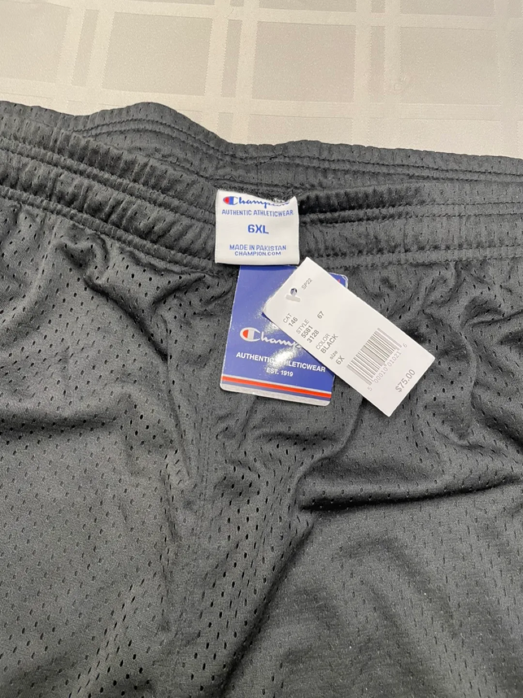 Champion Athletic Shorts - Black, 6XL image indicator(3)