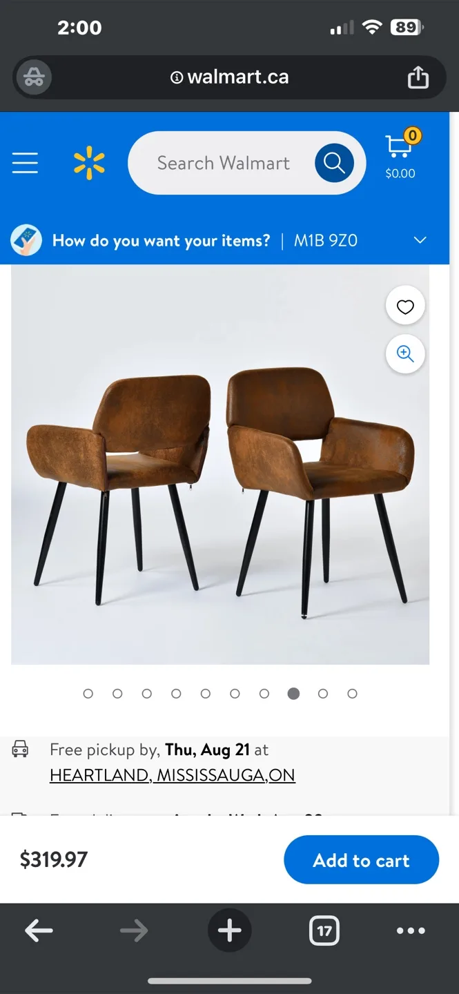 Set of 2 Dining Chairs, Modern Upholstered Chairs image indicator(7)