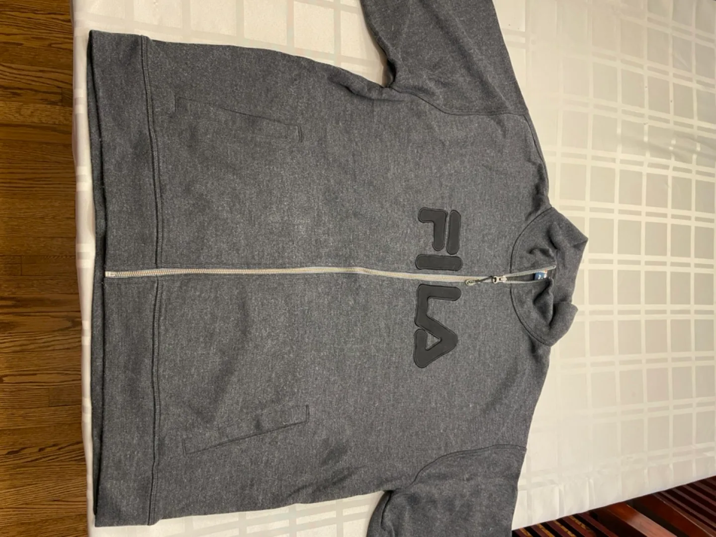 Fila F-Box Grey Zip-Up Jacket XL/TG thumbnail