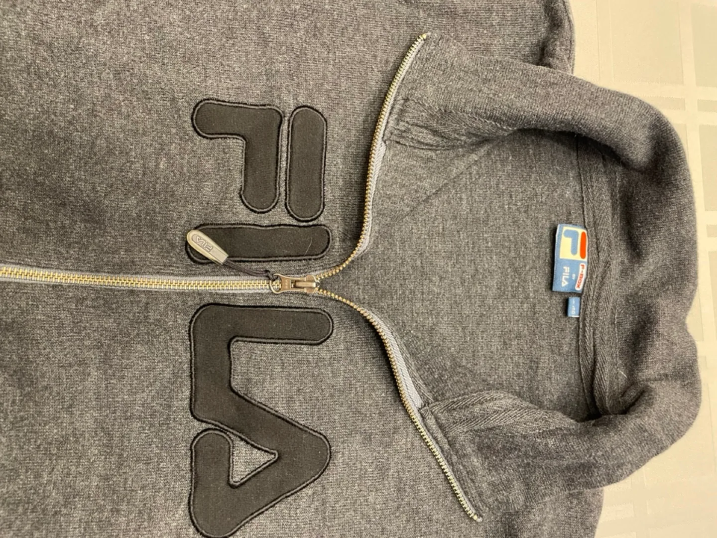 Fila F-Box Grey Zip-Up Jacket XL/TG image indicator(2)