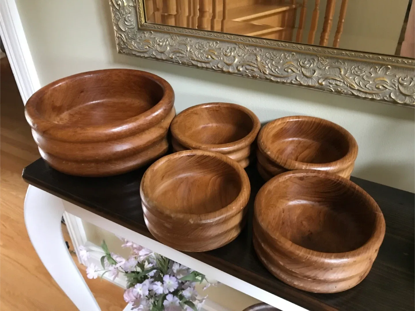 Teak Salad Bowls (Set of 5) thumbnail