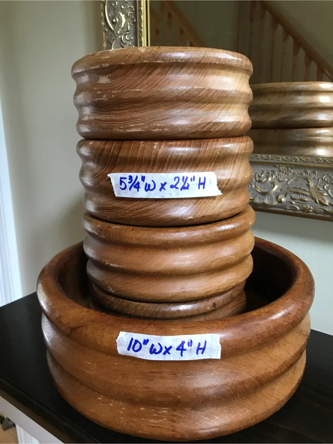 Teak Salad Bowls (Set of 5) image indicator(3)