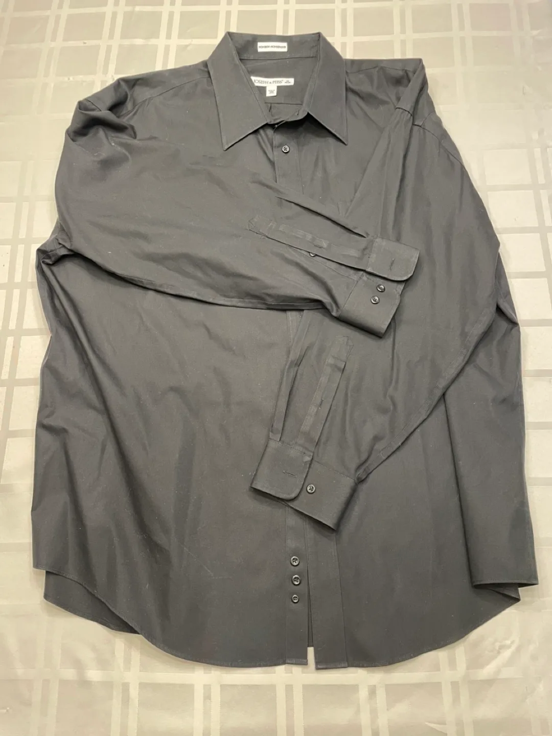 Joseph & Feiss Black Dress Shirt - Size 19 34/35 thumbnail