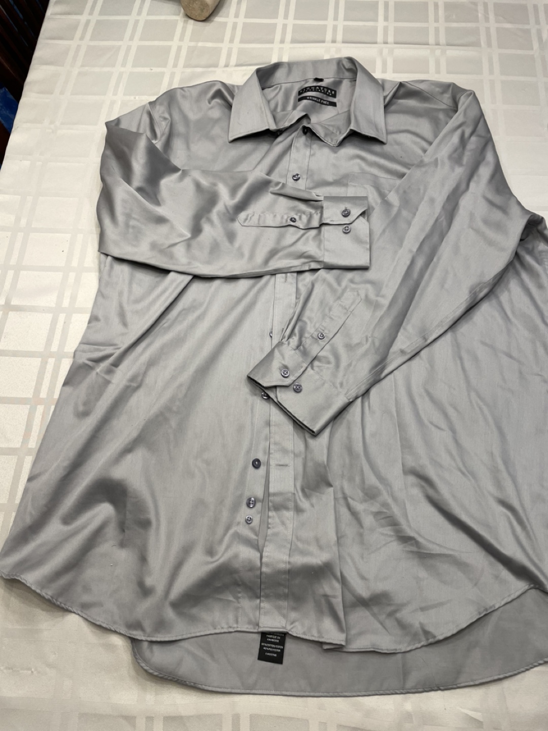Signature Carrington Dress Shirt 19 1/2, 35/36