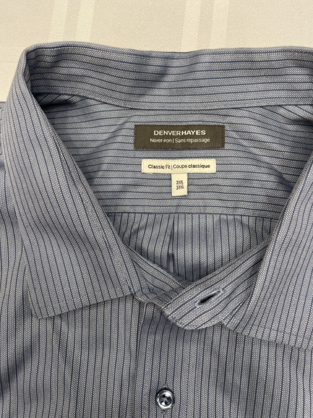 Denver Hayes 3XL Dress Shirt - Blue - photo 2