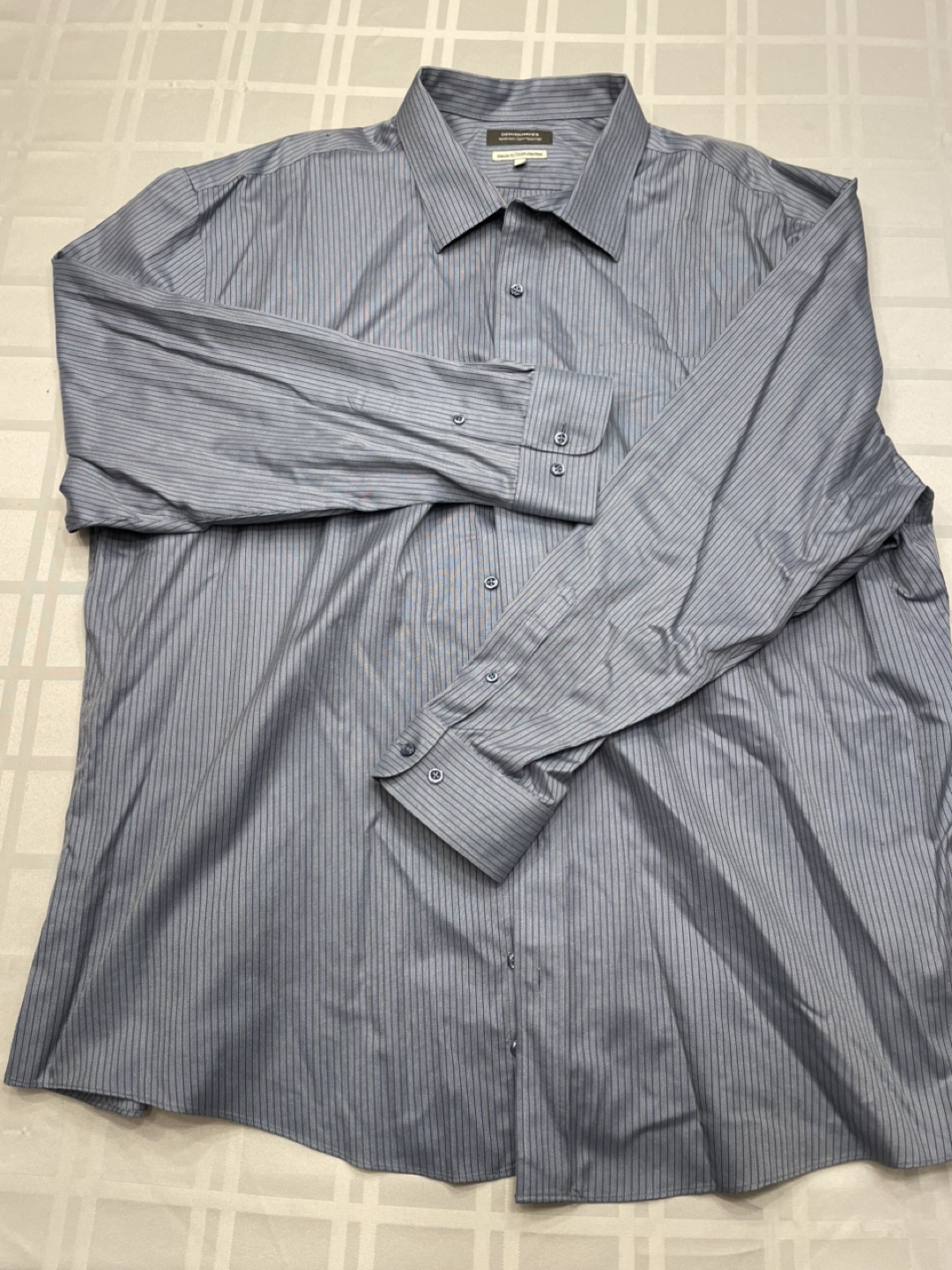 Denver Hayes 3XL Dress Shirt - Blue
