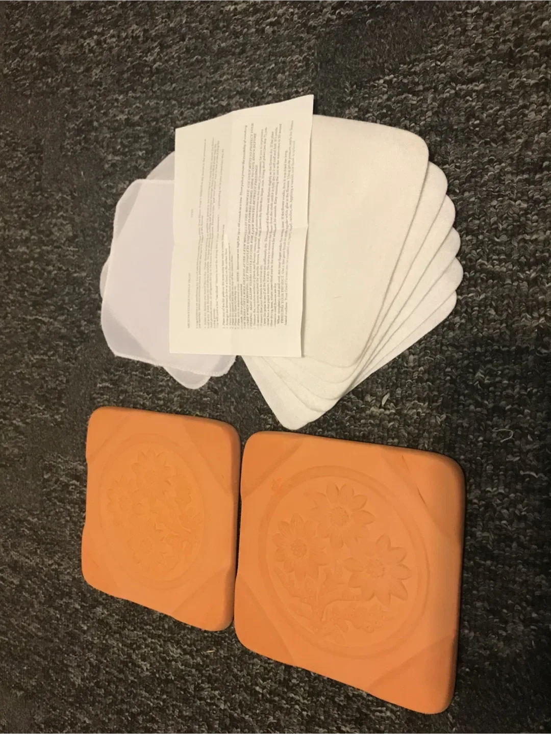 Terracotta microwave oven flower press image indicator(2)