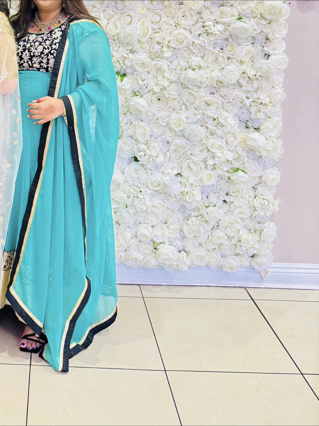 Green shalwar suit - photo 3