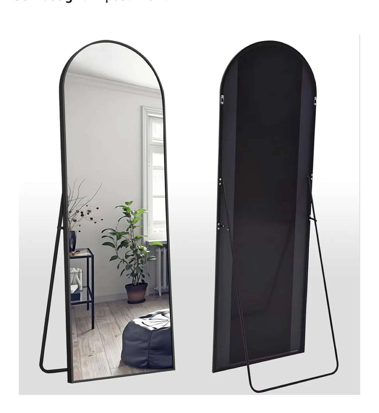 Arched Full-Length Mirror – Excellent Condition n image indicator(3)