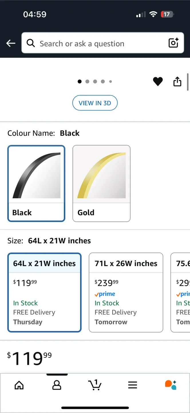 Arched Full-Length Mirror – Excellent Condition n image indicator(5)
