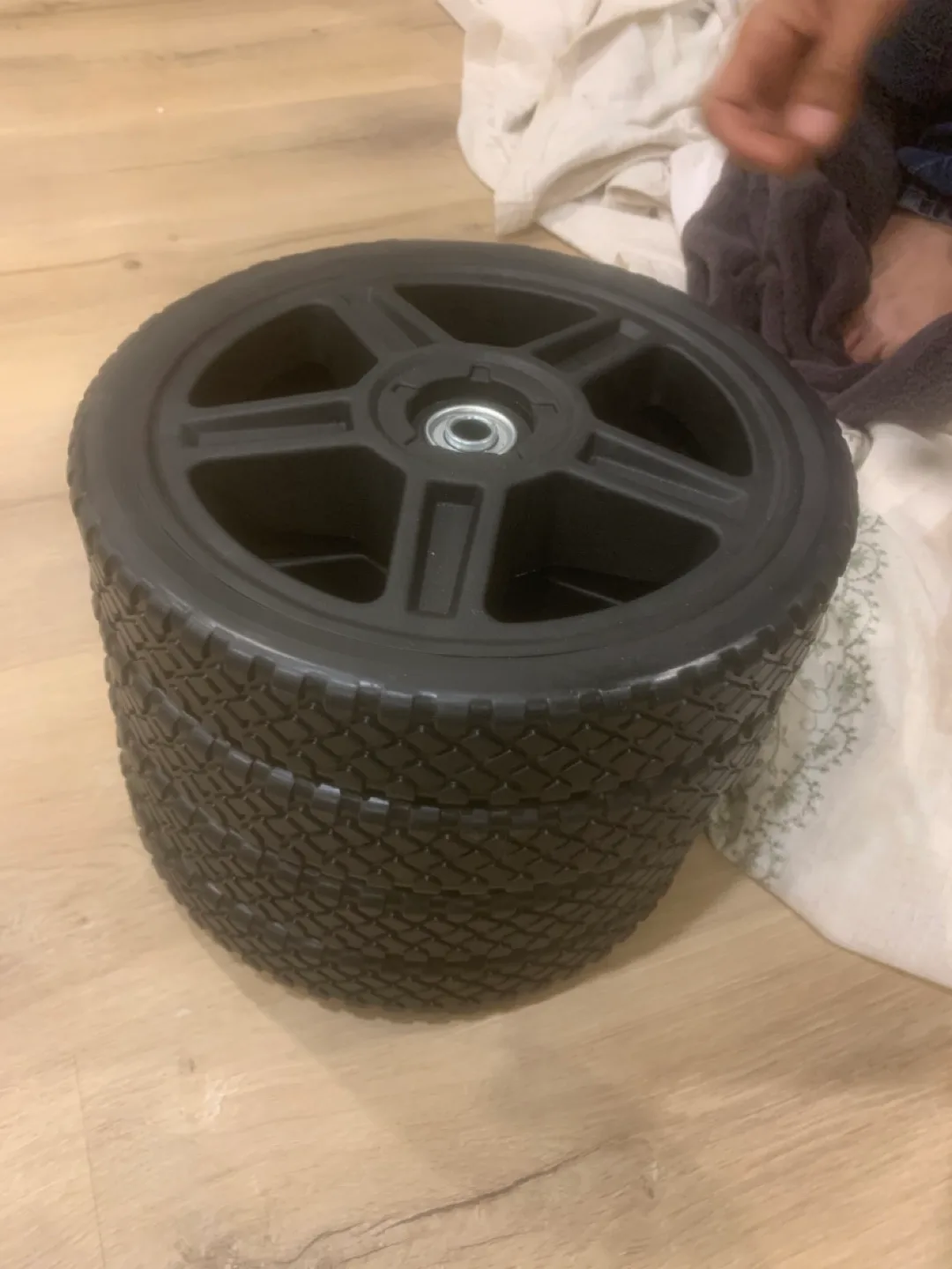 Lawn Mower Wheels - Black 8 & 12 inch - 4pcs thumbnail