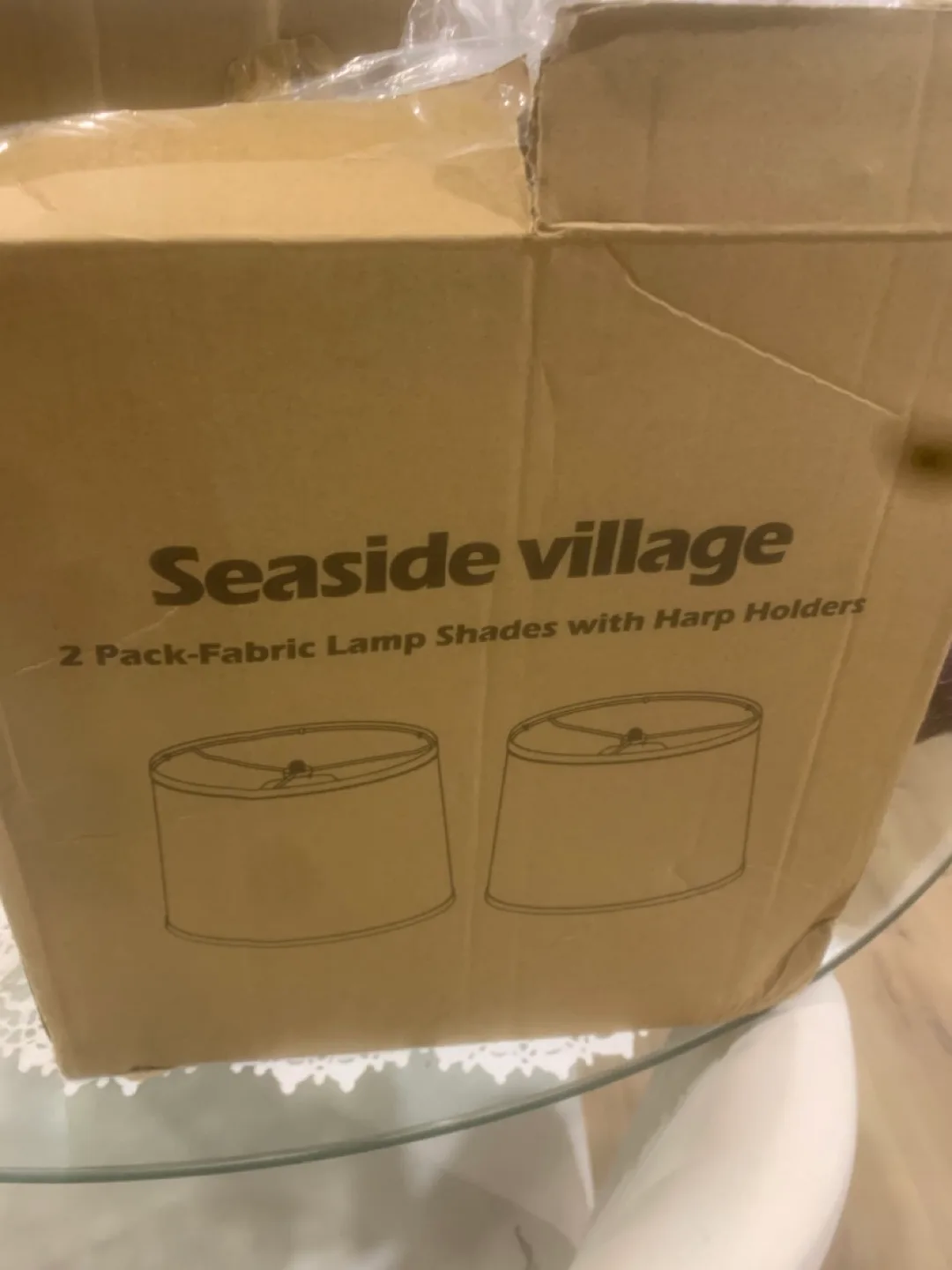 Seaside Village Lamp Shades - Set of 2 thumbnail