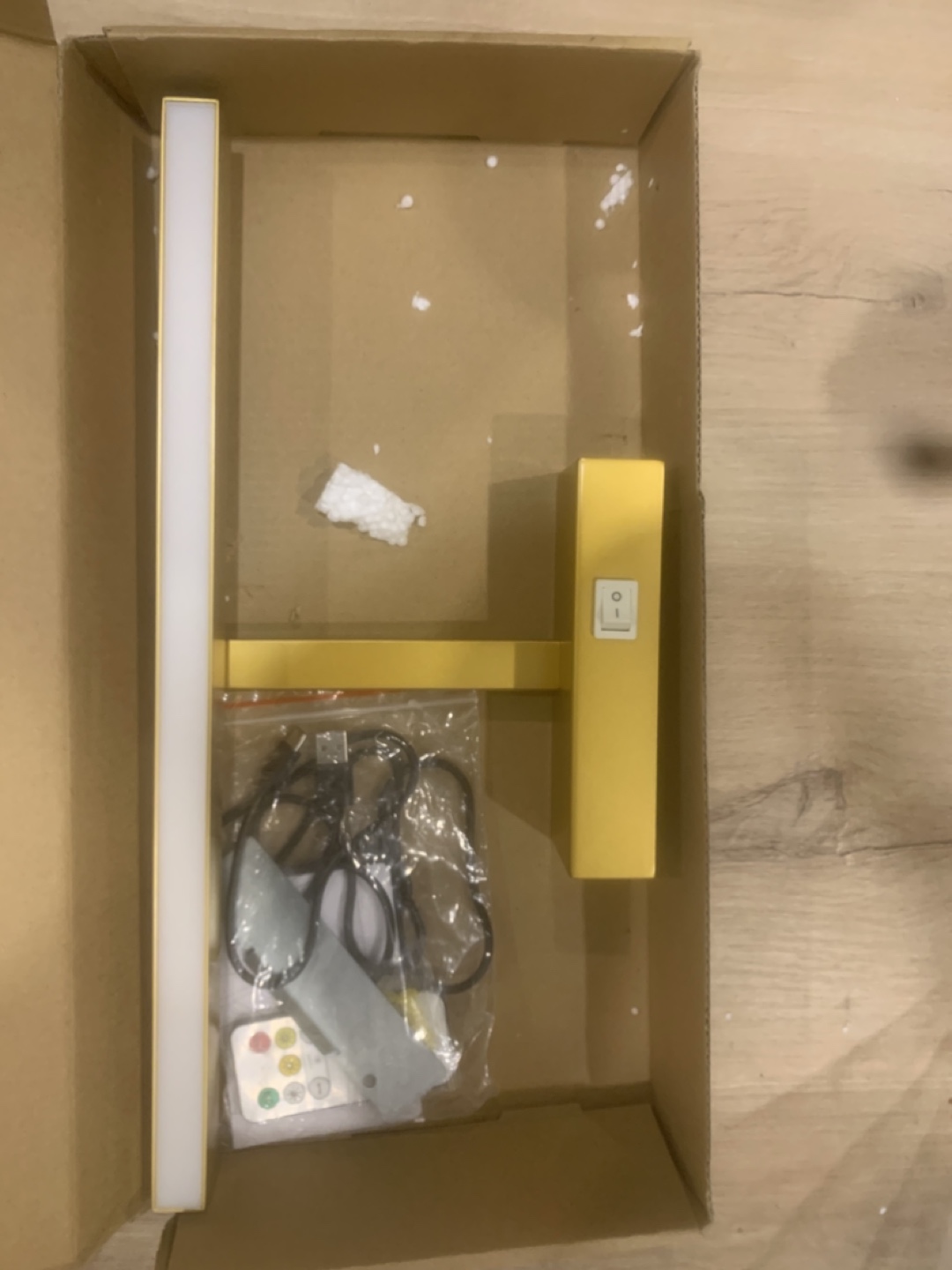 LED Bathroom Wall Light - Gold, 70cm - New in Box!