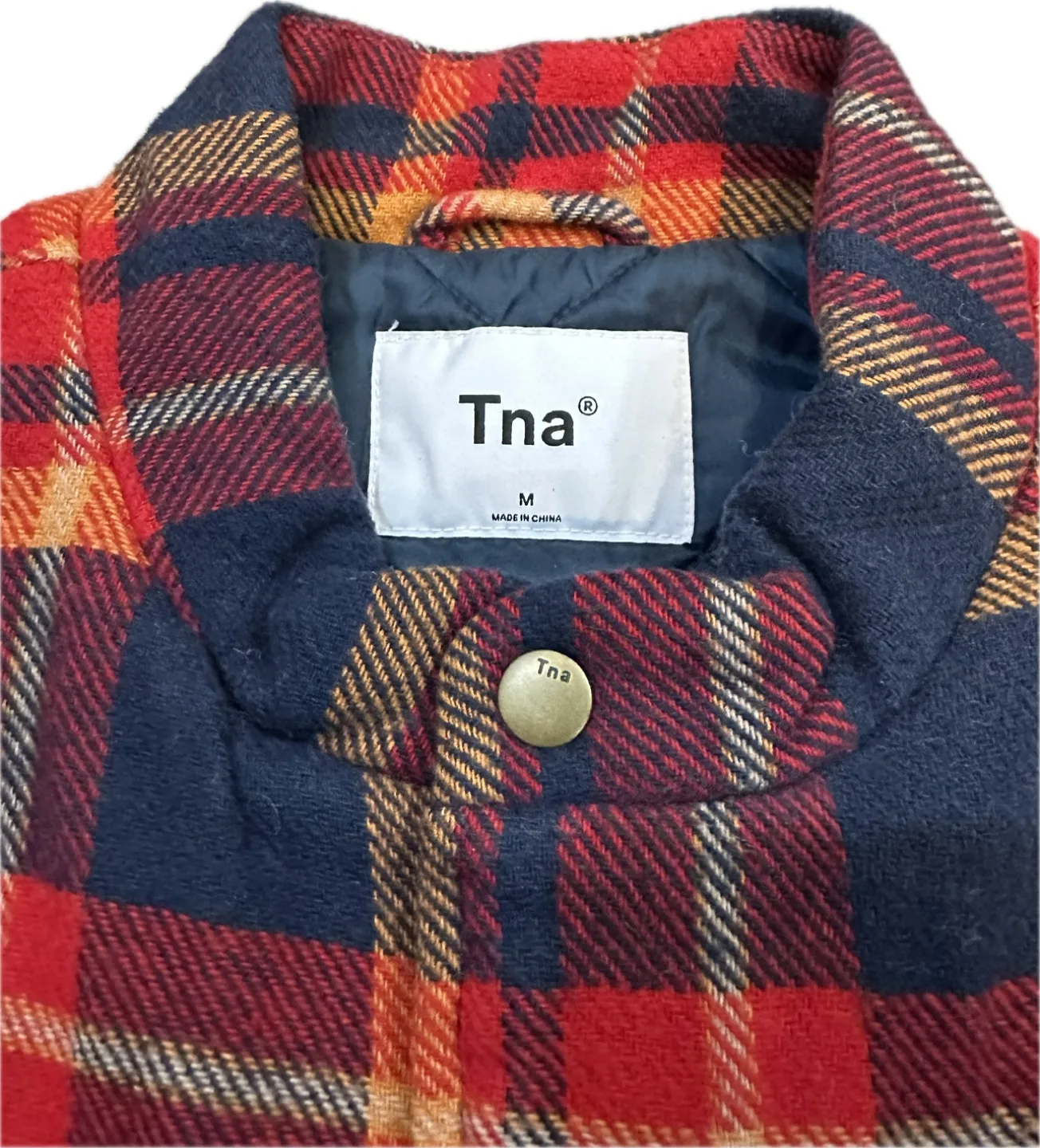 Aritzia TNA Aritzia TNA Bancroft Plaid Vest | Deep Red/Eclipse image indicator(7)