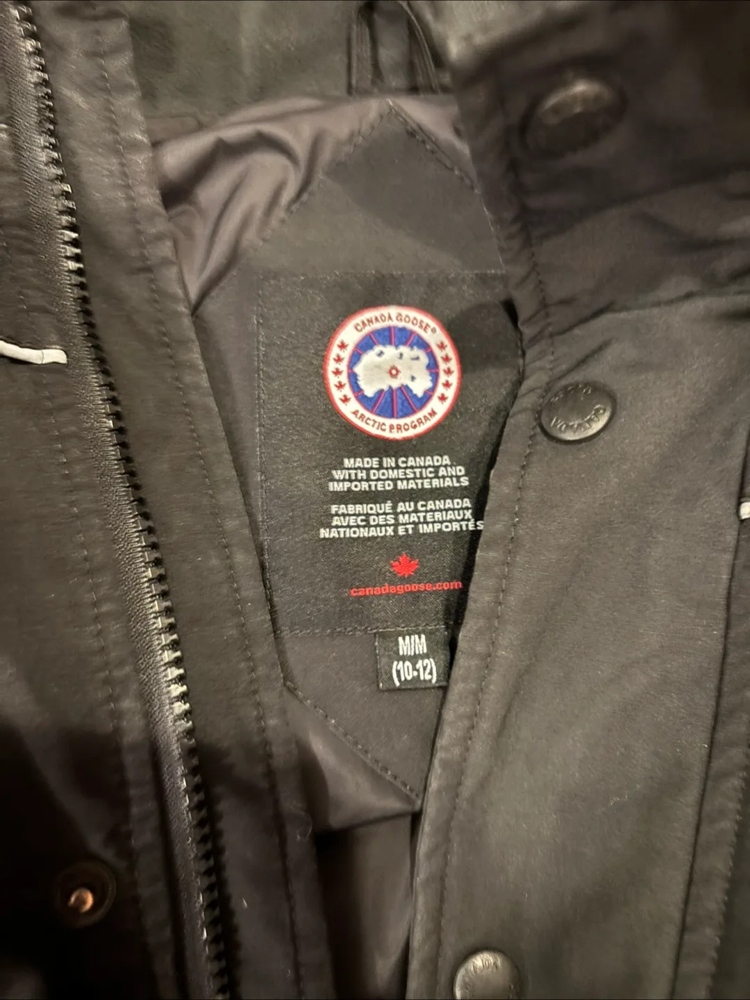 Canada Goose 4150M R black Jacket M (10-12) image indicator(2)