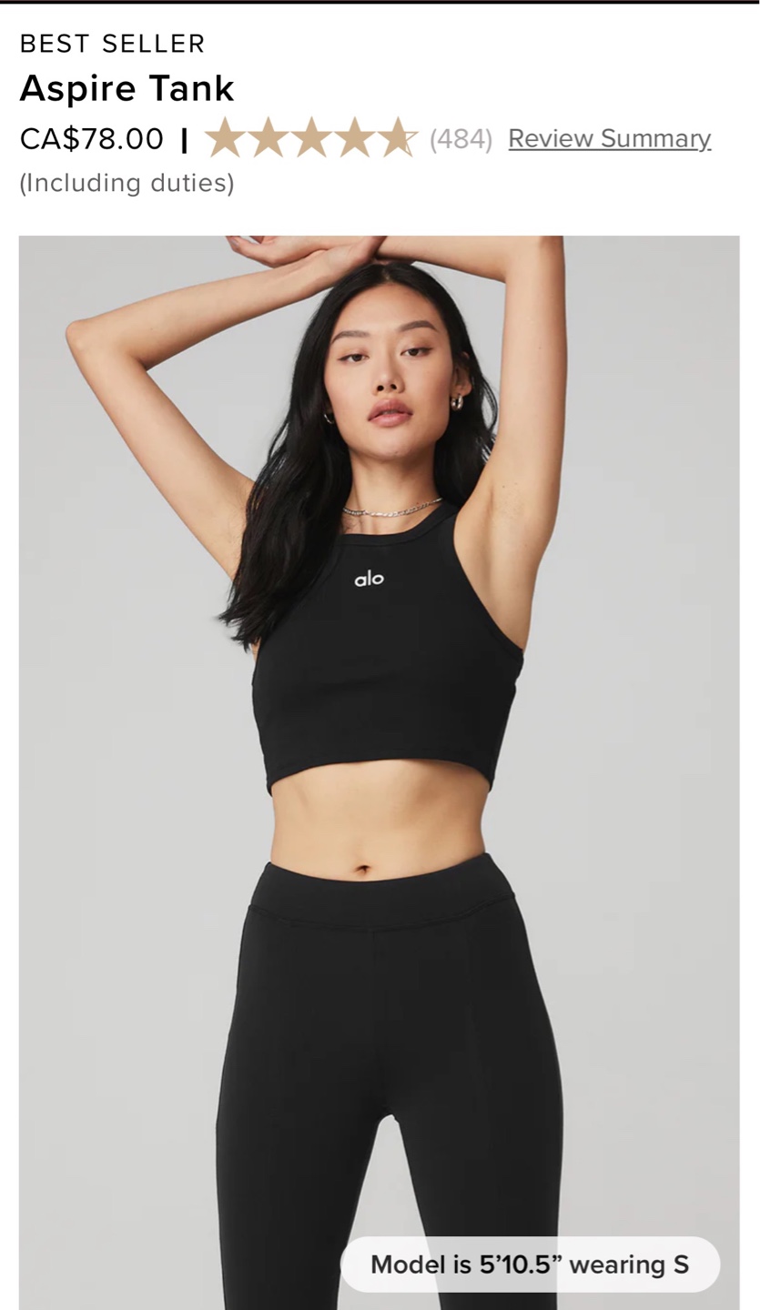 ALO Aspire Tank & Skirt Set - Black - photo 3