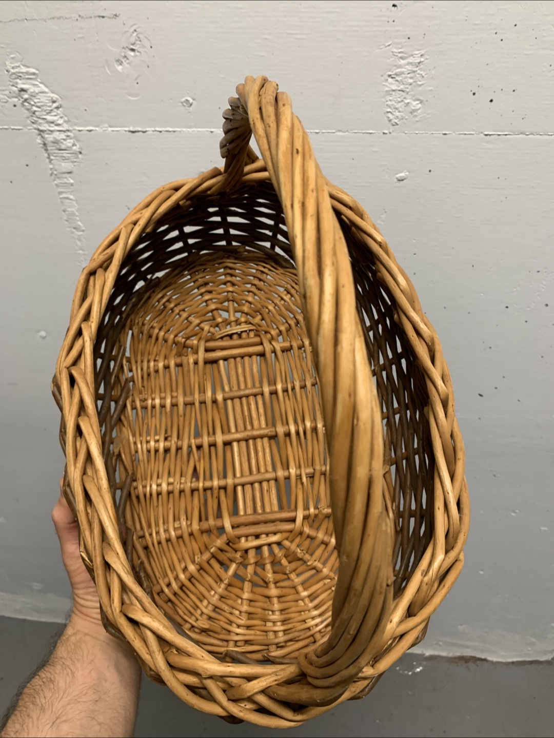 Wicker Basket with Handle - photo 2