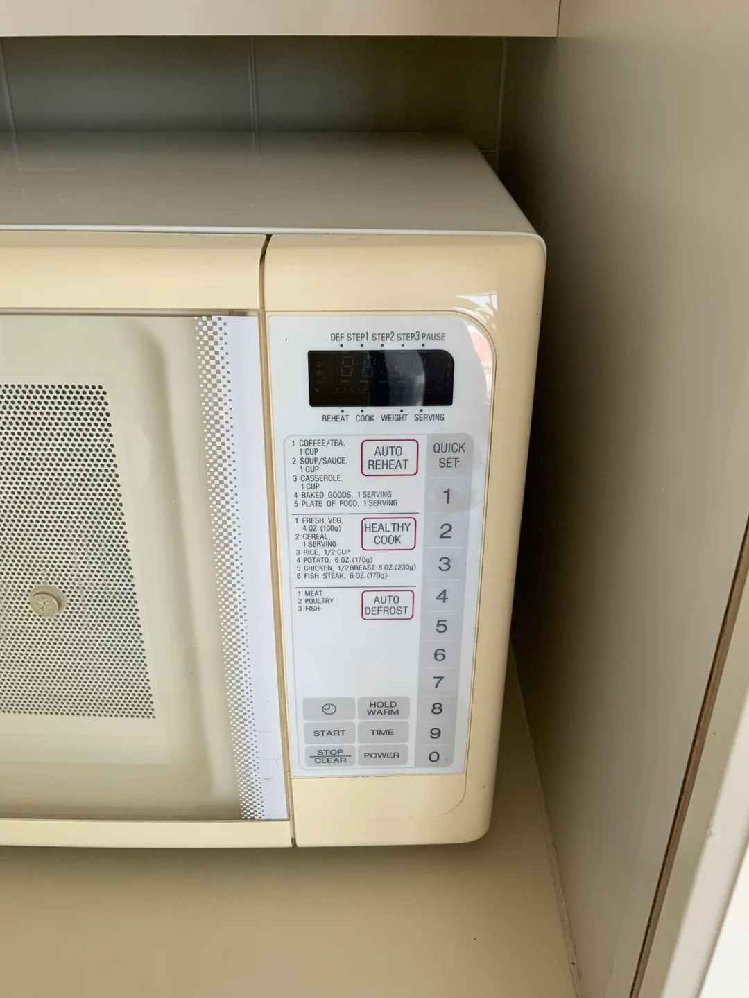 Sanyo Microwave image indicator(3)