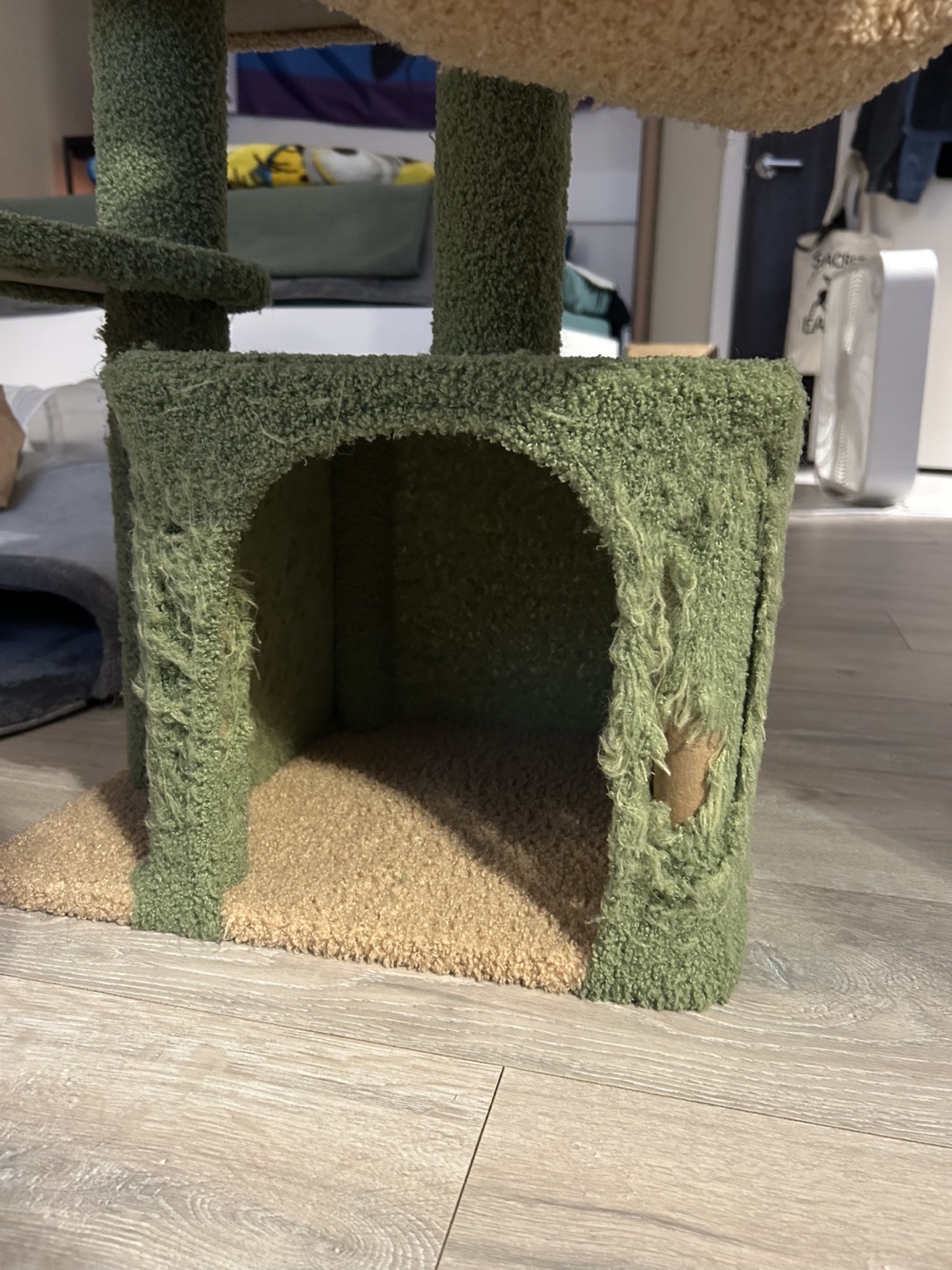 Used Cat Tree with Scratching Post - FREE - photo 2