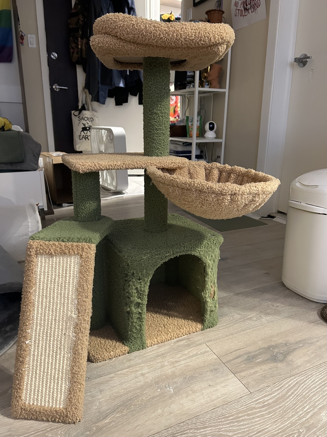 Used Cat Tree with Scratching Post - FREE
