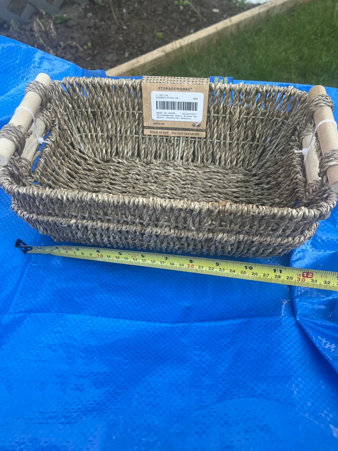 New StorageWorks Small Wicker Basket image indicator(5)