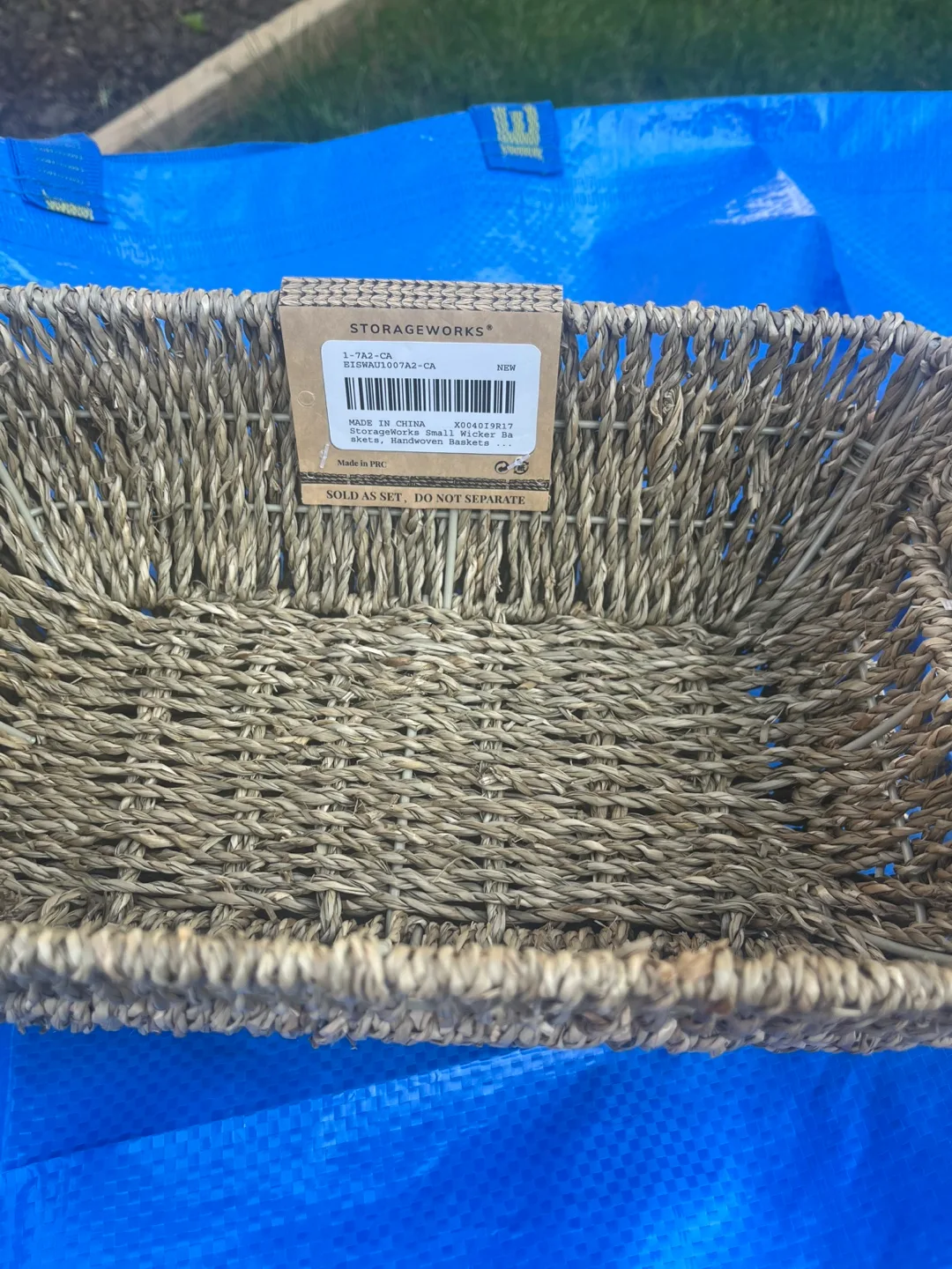 New StorageWorks Small Wicker Basket image indicator(3)