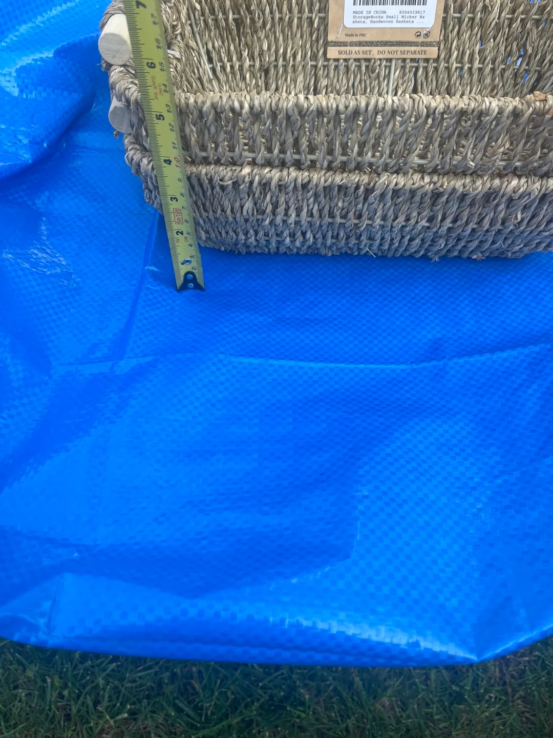 New StorageWorks Small Wicker Basket image indicator(6)