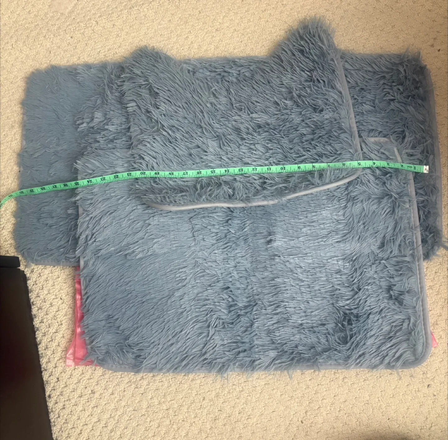 Fluffy 3 pcs Bath Mat Set - NEW image indicator(3)