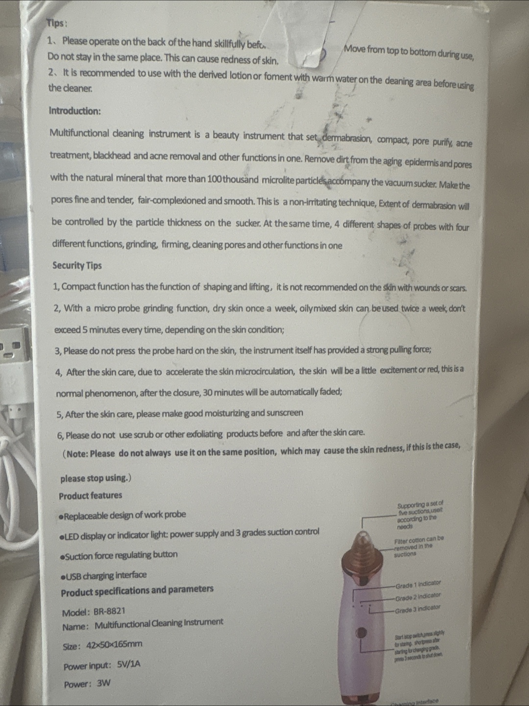 New face Multifunctional Cleaning Instrument - photo 3