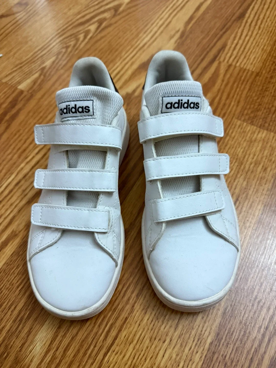 Adidas Grand Court Velcro Sneakers - Size 2.5