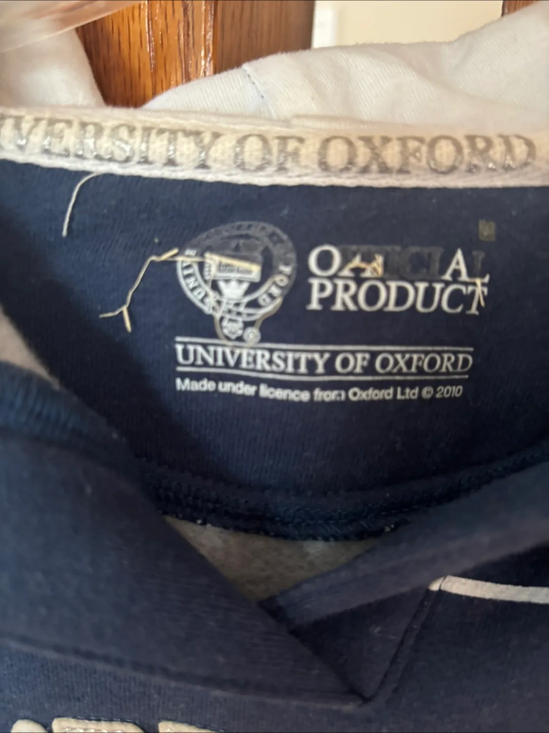 Authentic University of Oxford Striped Hoodie image indicator(4)