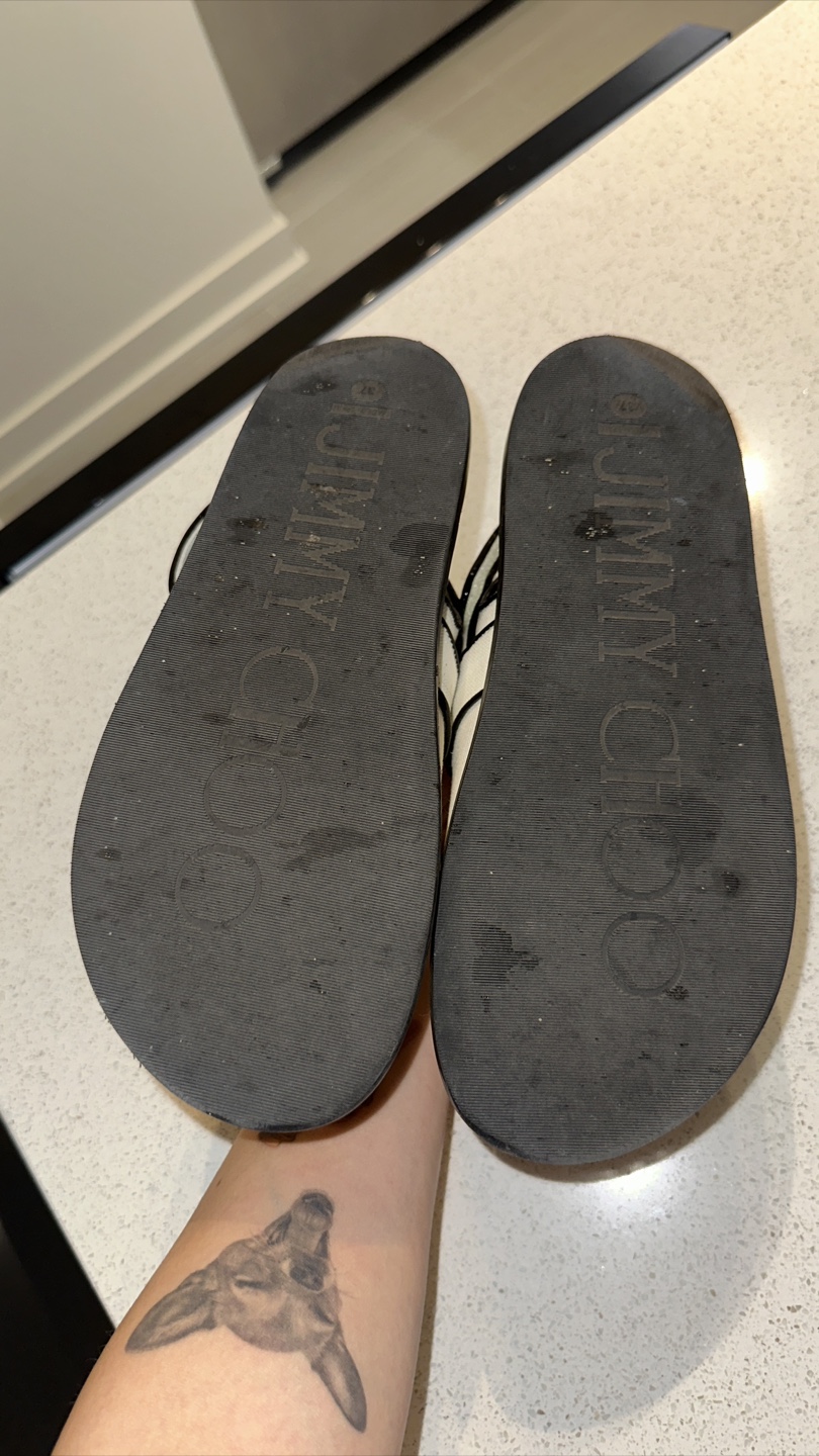 Jimmy Choo Elyn Flat Sandals (Size 37) - photo 3
